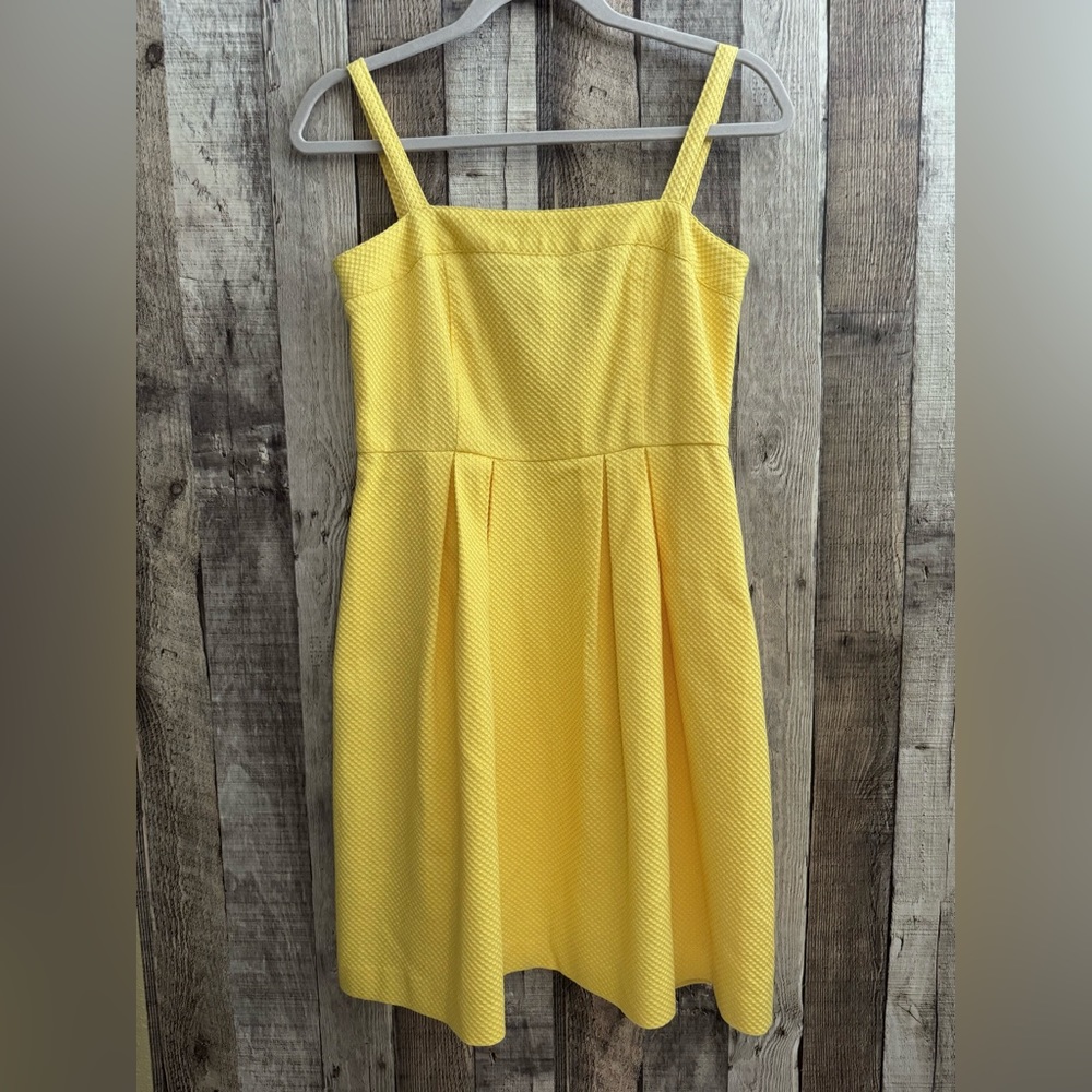Ann Taylor Loft Strappy Yellow Sun Dress
